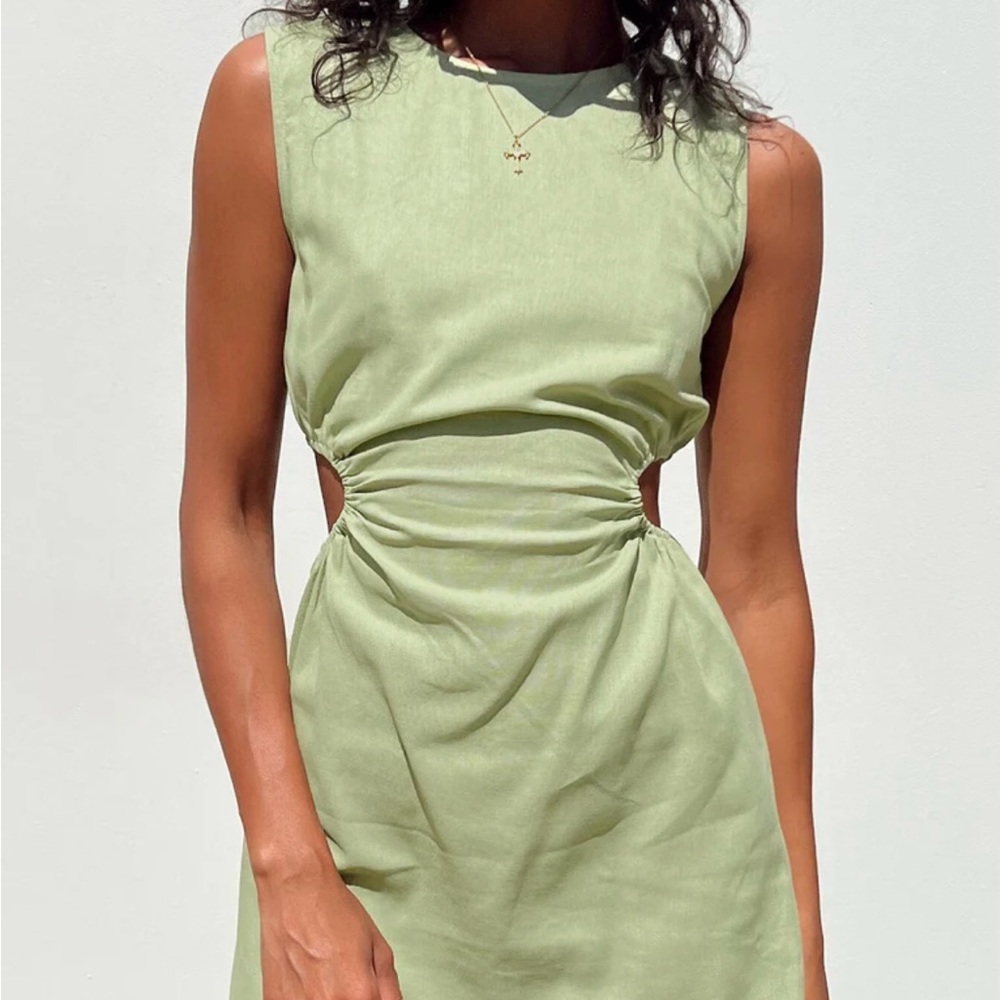 Princess Polly Green Cut Out Dress